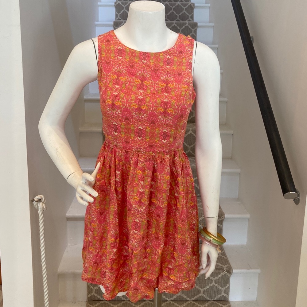 Criss Cross Back Summer Dress